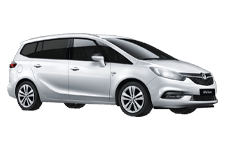 Car Hire Caerphilly - Vauxhall Zafira 7-Seater - Minibus hire Caerphilly